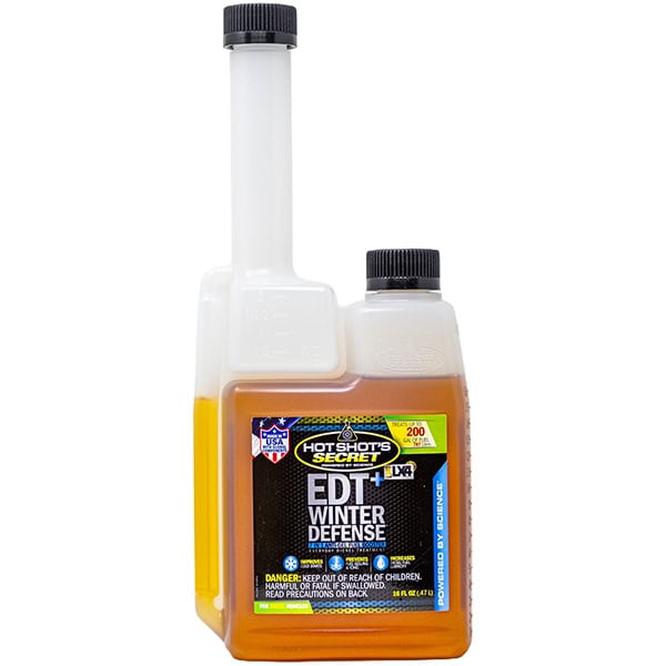 Hot Shot’s Secret EDT + Winter Defense | 7-in-1 Diesel Fuel Additive - 16 OZ Squeeze image