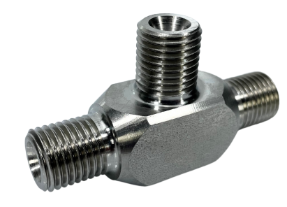 M14x1.5 Three Way T Fitting image 0