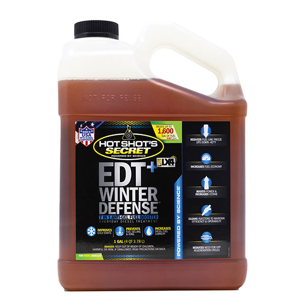 Hot Shot’s Secret EDT + Winter Defense | 7-in-1 Diesel Fuel Additive - 1 GAL image